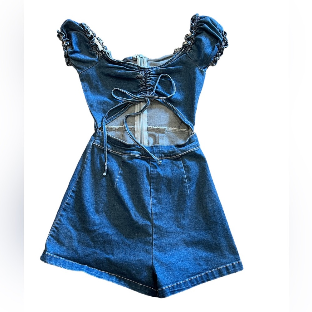 Small Denim Jean Romper Windsor